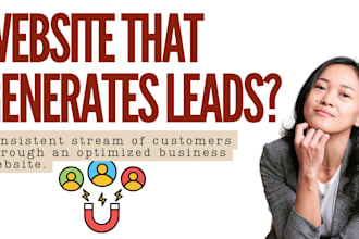 create a lead gen website for local businesses with booking and contact form