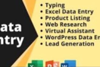 provide expert data entry, and document formatting