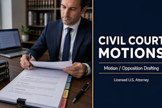 draft a powerful legal motion for your civil case
