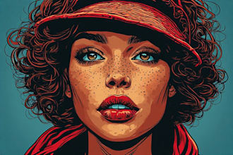 do digital handrawn wpap pop art