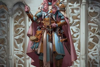 draw dnd character art for you