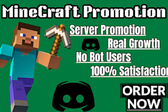 promote minecraft server promotion dayz, rust, fivem, gaming server, discord ad