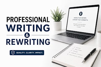 write, rewrite, or improve your content