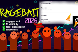 write viral ragebait posts for social media engagement