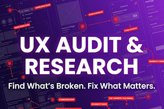 be your dedicated UX researcher and strategist