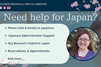 be your japanese virtual assistant for business and personal