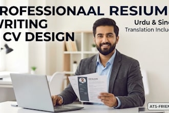 write a professional resume and provide accurate translation