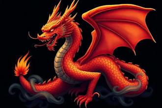 create original dragon design