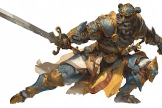 dnd character art and dnd character art