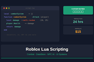 script your roblox game professionally in lua