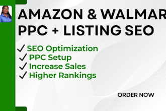optimize amazon listings and manage PPC for product launches