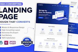 design a professional landing page that boosts conversions