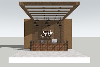design reception or lobby, front desk, office interior