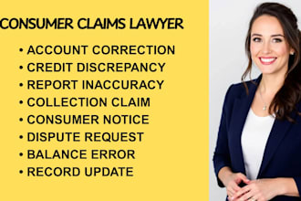 create credit and debt dispute documents for reporting errors and violations