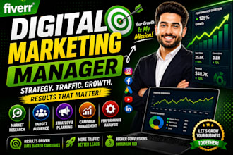 be digital marketing manager