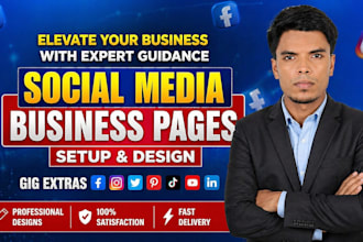create, design and manage all social media business accounts professionally