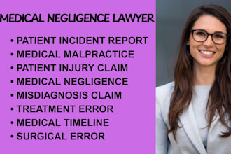 handle medical malpractice, misdiagnosis cases, and patient injury claims