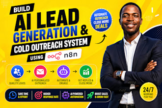 build ai lead generation and cold outreach system using n8n