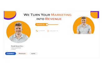 design professional linkedin, facebook, twitter, and youtube cover banners