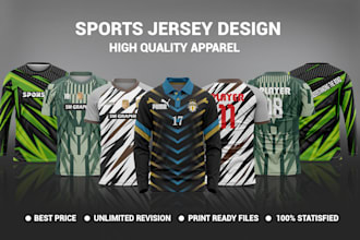 do sublimation e sports and sports jersey design