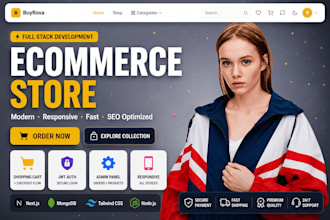 a full stack ecommerce website using nextjs and mongodb