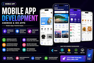 build a complete flutter mobile app with API integration