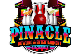 design gorgeous bowling logo