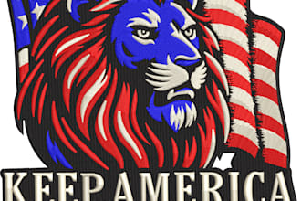 embroidery digitizing, logo, digitize image for embroidery in dst, pes, emb file
