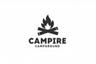 make an amazing campfire flame vintage logo  with express delivery