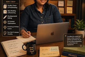 develop, edit, and proofread your dream content