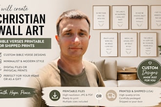 create custom christian wall art bible verses