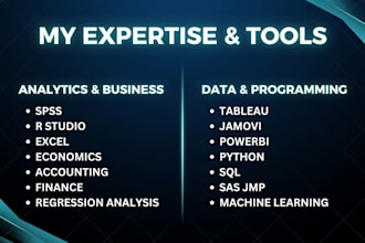 do business research accounting finance economics statistics