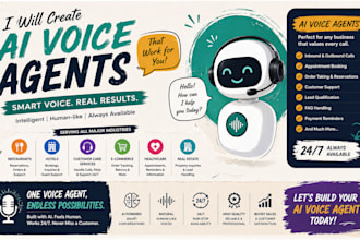 create ai voice agent, ai receptionist and ai calling bot