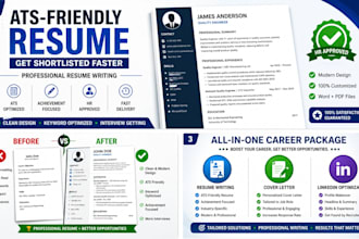 create professional ats resume writing and CV design