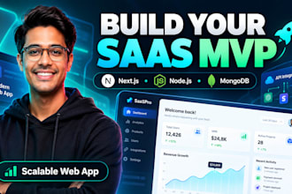 develop a scalable saas mvp with nextjs and nodejs