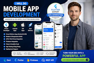 do mobile app development android ios app, building mobile app flutter developer