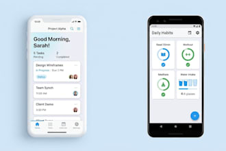 design mobile app UI UX for ios and android