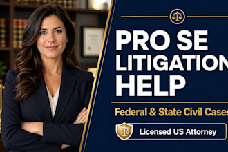be your USA attorney for pro se litigation help and civil lawsuit guidance