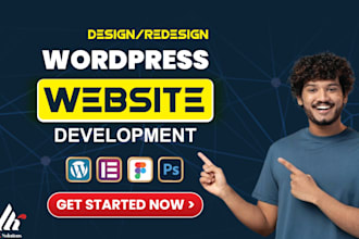 create custom contractor, builder and engineering wordpress website