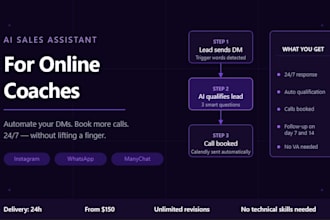 build an ai sales assistant for your coaching business
