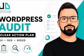 audit your wordpress website and provide a clear action plan