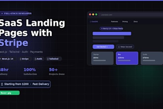 saas landing page builder