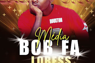design a professional poster flyer and birthday affiche