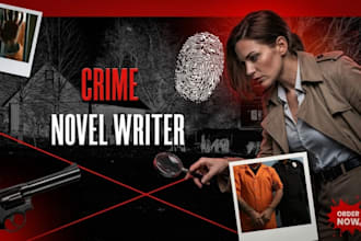edit and ghostwrite crime thriller suspense mystery detective novel