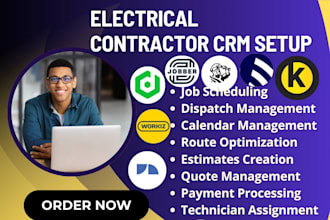 setup job scheduling, dispatch, invoicing, automation, and mobile access for you