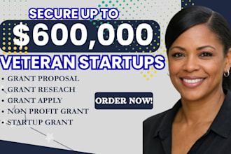 write winning grant proposal and apply grant for nonprofits, startups businesses
