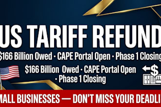 help your small business claim the US import tariff refund before deadline