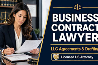 be your contract lawyer to draft or review your business contracts llc agreement