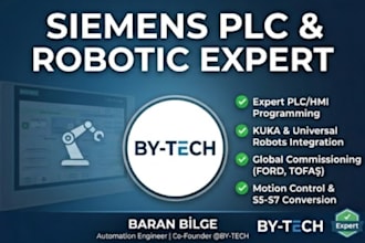 provide expert siemens plc hmi programming and robotic integration