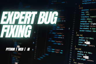 fix python, web, and ai application bugs urgently